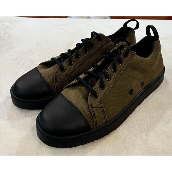 Woobies Tactical Mod-1 Camo Green Canvas Shoes Sneaker Low Top sz M 7/ W 8.5 NEW - Picture 1 of 13